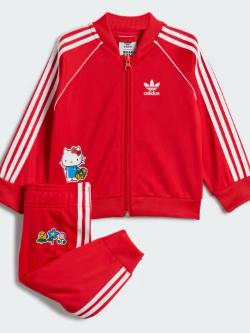 Baby Adidas X Hello Kitty Red Track Suit - 9-12 months